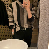 ブロッキンVネックニットCT1185