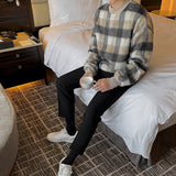 チェックブレンドニットCT1179