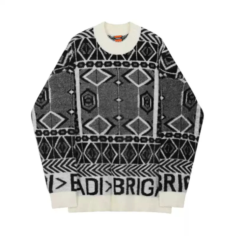 ジオメトリーニット（2COLOR）CT1182