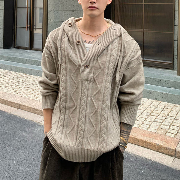 フーディケーブルニット（4COLOR）CT1178