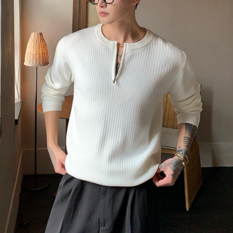 ハーフジップスマートニット（4COLOR）CT1208 – CLASS