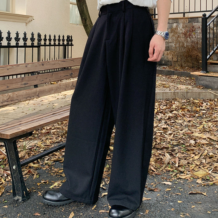 ドレープタックワイドレッグパンツ（2COLOR）CB1066