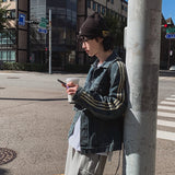 スリーラインデニムジャケットCJ1077