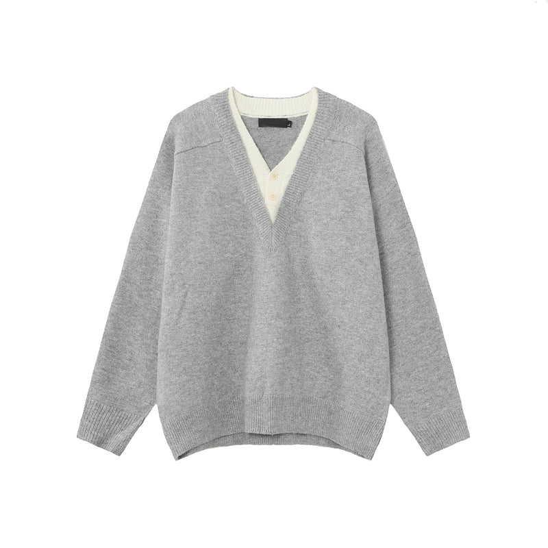フェイクツーピースニット（3COLOR）CT1173
