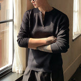 ハーフジップスマートニット（4COLOR）CT1208