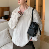 ヘンリーカラーメッシュニット（3COLOR）CT1186