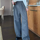 ストライプドレープパンツ（2COLOR）CB1081