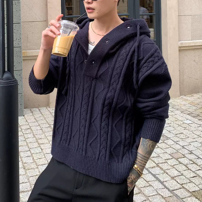 フーディケーブルニット（4COLOR）CT1178