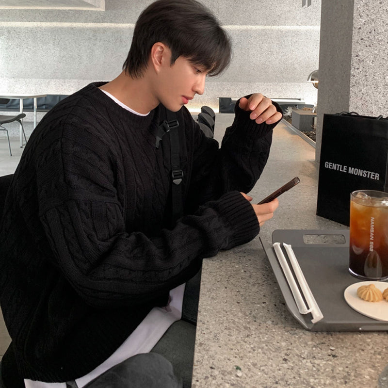 ベーシックケーブルニット（2COLOR）CT1181