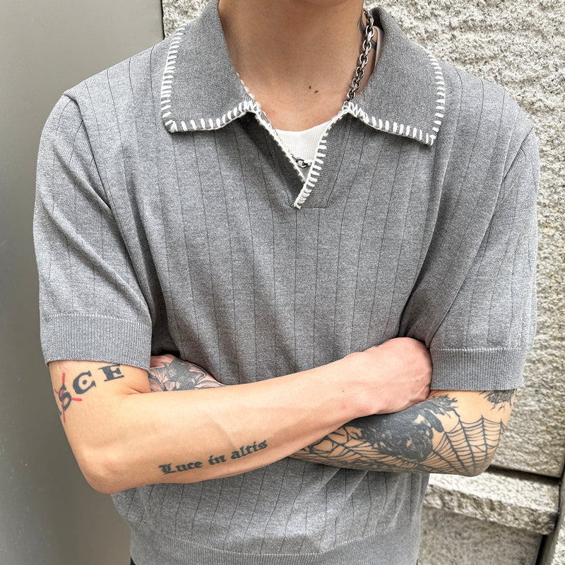 ステッチカラーニット（2COLOR）CT1150