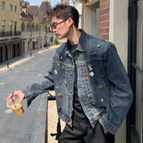 パッチワークデニムジャケットCJ1079