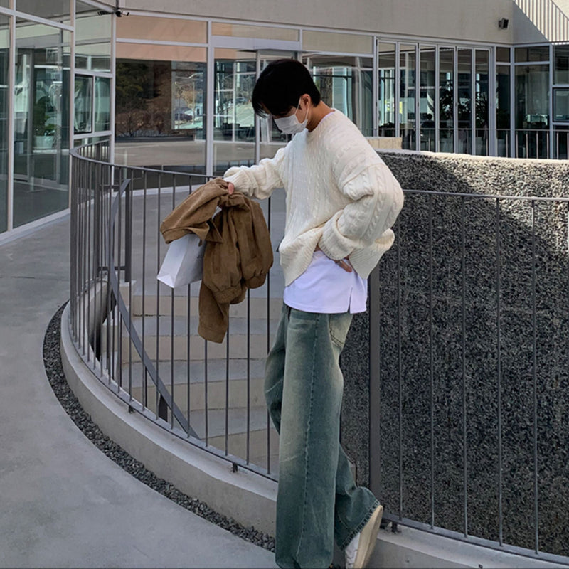 ベーシックケーブルニット（2COLOR）CT1181