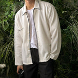 ステッチラペルシャツ（2COLOR）CT1210