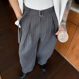 ストライプドレープパンツ（2COLOR）CB1081