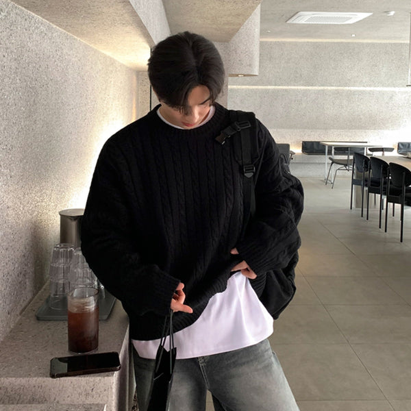 ベーシックケーブルニット（2COLOR）CT1181