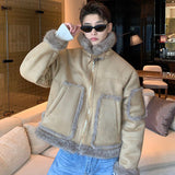 リバーシブルシアリングコートCJ1063