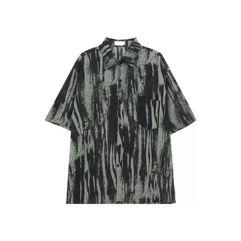 チャコールペインティングシャツ（2COLOR）CT1128