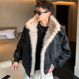 ファーカラーレザージャケット（2COLOR）CJ1053