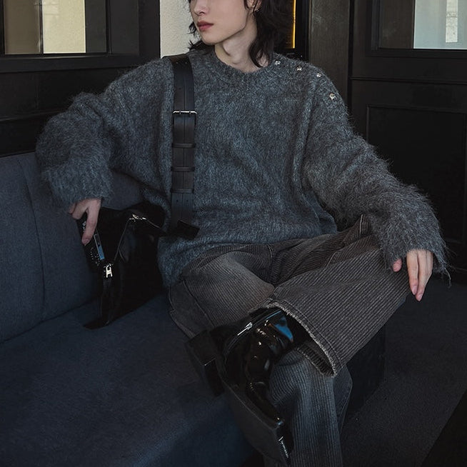 ショルダーボタンニット（3COLOR）CT1183