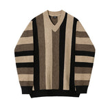 ブロッキンVネックニットCT1185