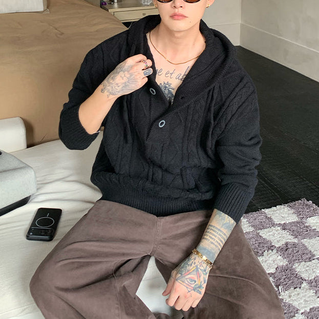 フーディケーブルニット（4COLOR）CT1178