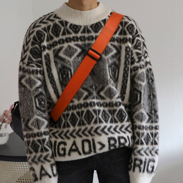 ジオメトリーニット（2COLOR）CT1182