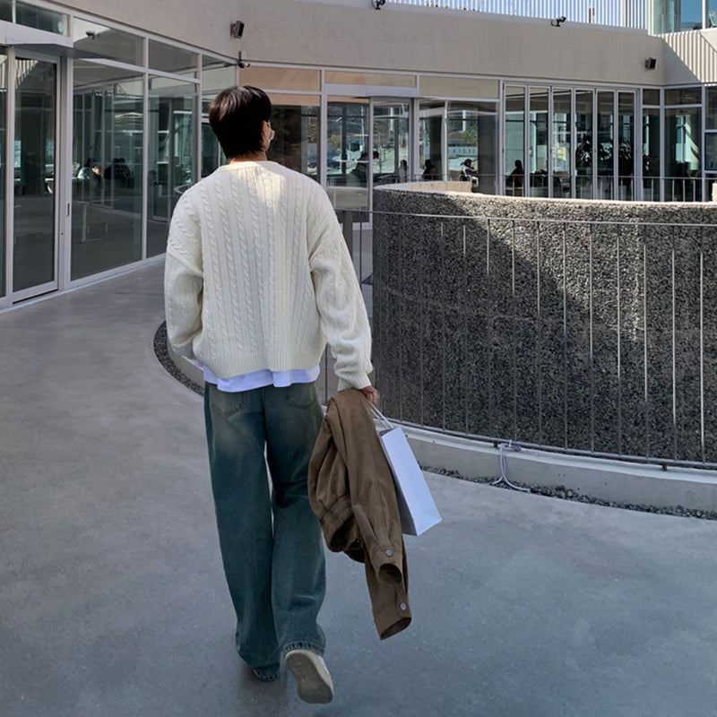 ベーシックケーブルニット（2COLOR）CT1181