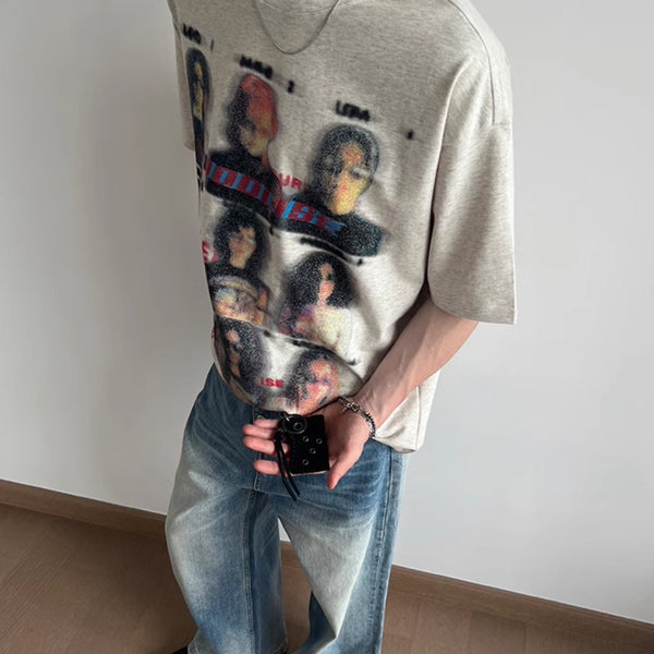 シャドーフェイスTシャツ（2COLOR）CT1144