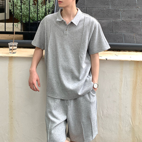タックポロシャツセットアップ（2COLOR）CS1041