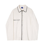 ステッチラペルシャツ（2COLOR）CT1210