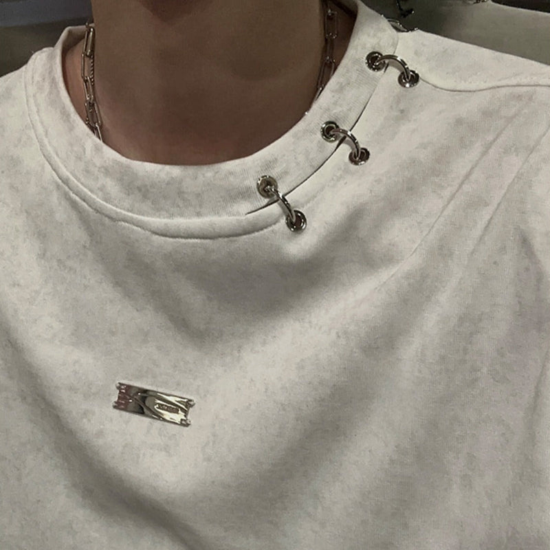 ネックメタルTシャツCT1123