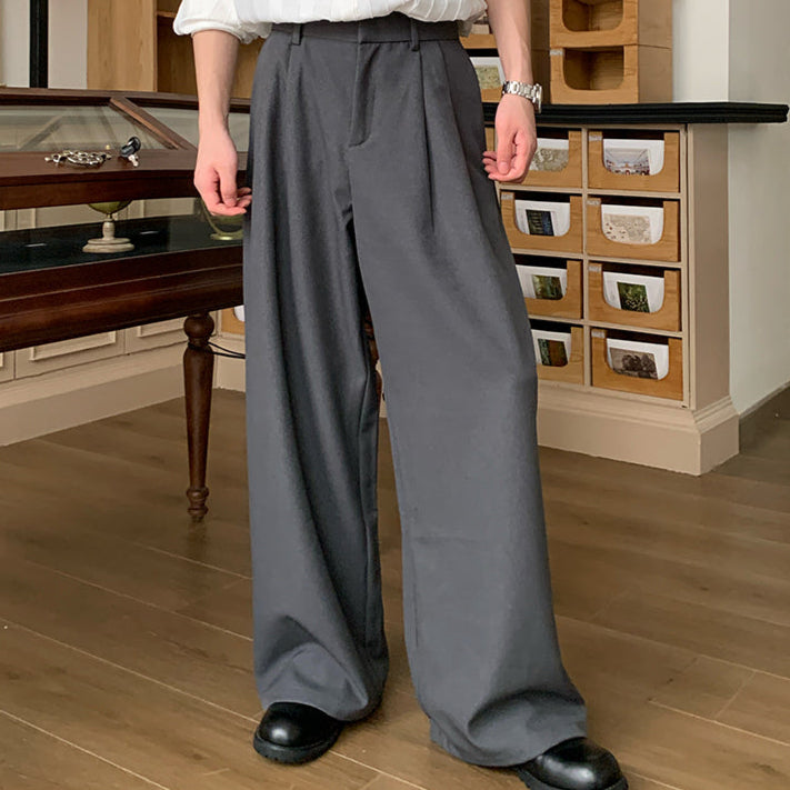 ドレープタックワイドレッグパンツ（2COLOR）CB1066