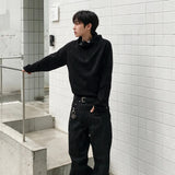 ハーフジップソフトニットカットソー（2COLOR）CT1265