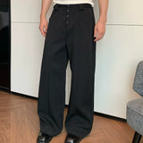 フロントボタンワイドレッグパンツ（2COLOR）CB1094